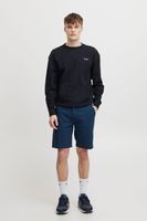 classic BLEND men's chino shorts with button and zipper shorts 20715732-194024 Blue