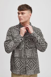 classic SOLID SDGestin men's long-sleeve shirt in easy-care synthetic fabric shirt 21107906-194008 Black