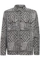 klassisches SOLID SDGestin Herren Langarmhemd aus Synthetik Hemd 21107906-194008 Schwarz