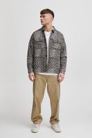 klassisches SOLID SDGestin Herren Langarmhemd aus Synthetik Hemd 21107906-194008 Schwarz