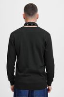 classic BLEND BHCerstan men's fine knit sweater with crew neck knit sweater 20716722ME-194007 Black