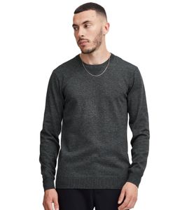 classico BLEND BHCerstan uomo maglione in maglia fine con girocollo maglione in maglia 20716722ME-200278 Grigio