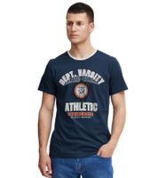 klassisches BLEND BHOrion Herren T-Shirt mit Rundhals Shirt 20716730ME-194024 Blau