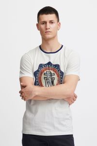 classique BLEND BHOrion homme T-shirt avec col rond T-shirt homme 20716730ME-110602 Blanc