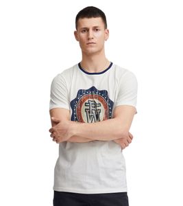 classica BLEND BHOrion uomo T-shirt con girocollo T-shirt uomo 20716730ME-110602 Bianco