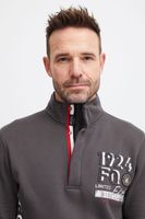 classic FQ1924 FQWilliam men's troyer sweater with stand-up collar pullover 21900589-190201 Grey