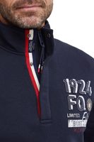 clásico FQ1924 FQWilliam hombre jersey troyer con cuello alto pulóver 21900589-194011 Azul