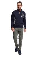 clásico FQ1924 FQWilliam hombre jersey troyer con cuello alto pulóver 21900589-194011 Azul