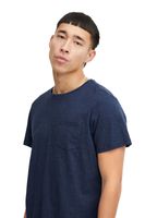klassisches BLEND Herren T-Shirt mit Rundhals Shirt 20716510-194024 Blau