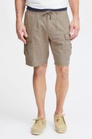 classic FQ1924 FQHenry linen men's linen shorts with zipper shorts 21900624-161104 Beige