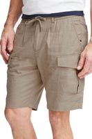 classic FQ1924 FQHenry linen men's linen shorts with zipper shorts 21900624-161104 Beige