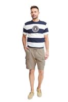 classic FQ1924 FQHenry linen men's linen shorts with zipper shorts 21900624-161104 Beige
