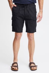 klassische FQ1924 FQHenry linen Herren Leinenshorts mit Reißverschluss Shorts 21900624-194011 Grau