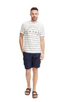 classic FQ1924 FQTom SS men's T-shirt with crew neck shirt 21900644-114201 White