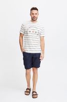 klassisches FQ1924 FQTom SS Herren T-Shirt mit Rundhals Shirt 21900644-114201 Weiß