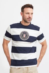 classica FQ1924 FQTom SS uomo T-shirt con girocollo T-shirt uomo 21900645-114201 Bianco