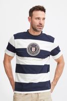 classica FQ1924 FQTom SS uomo T-shirt con girocollo T-shirt uomo 21900645-114201 Bianco