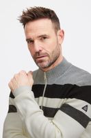 klassische FQ1924 FQKyle Herren Zip-Jacke mit Stehkragen Jacke 21900654-114201 Weiß