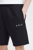 classic SOLID SDHansi men's sweat shorts with drawstring shorts 21301143ME-194008 Black
