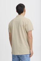 Lot de 2 polos classiques BLEND en coton pour homme, réf. 20718074-204242, beige/marron