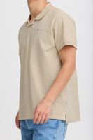 Lot de 2 polos classiques BLEND en coton pour homme, réf. 20718074-204242, beige/marron