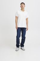 classica BLEND uomo polo in cotone polo uomo 20718074-204240 Bianco