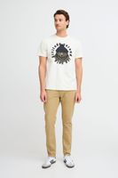 classique BLEND homme T-shirt avec col rond T-shirt homme 20717344-203636 Blanc