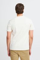 classique BLEND homme T-shirt avec col rond T-shirt homme 20717344-203636 Blanc