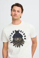 classique BLEND homme T-shirt avec col rond T-shirt homme 20717344-203636 Blanc