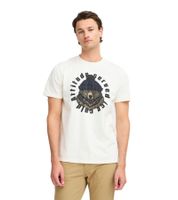 classica BLEND uomo T-shirt con girocollo T-shirt uomo 20717344-203636 Bianco