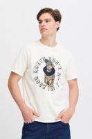 classique BLEND homme T-shirt avec col rond T-shirt homme 20717344-203634 Blanc