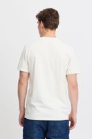 classique BLEND homme T-shirt avec col rond T-shirt homme 20717344-203634 Blanc