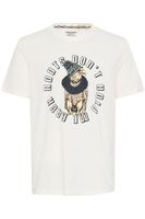 classica BLEND uomo T-shirt con girocollo T-shirt uomo 20717344-203634 Bianco