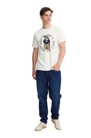 classica BLEND uomo T-shirt con girocollo T-shirt uomo 20717344-203634 Bianco
