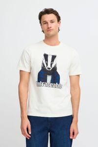 classica BLEND uomo T-shirt con girocollo T-shirt uomo 20717344-203633 Bianco