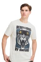 classica BLEND uomo T-shirt con girocollo T-shirt uomo 20717344-203635 Bianco