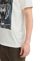 classica BLEND uomo T-shirt con girocollo T-shirt uomo 20717344-203635 Bianco