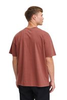 klassisches SOLID SDMarkell Herren T-Shirt mit Rundhals Shirt 21108335-181438 Rot
