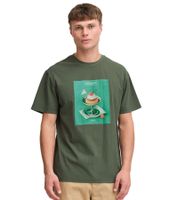 classica SOLID SDNong uomo T-shirt con girocollo T-shirt uomo 21108418-190415 Verde