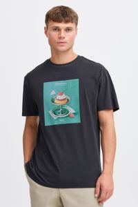 classique SOLID SDNong homme T-shirt avec col rond T-shirt homme 21108418-194008 Noir