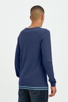 clásico BLEND hombre jersey de punto fino con cuello redondo jersey de punto 20717260-194024 Azul