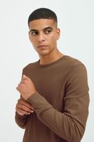 classique BLEND homme pull maille fine avec col rond pull en maille 20717260-181031 Marron