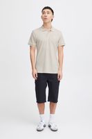 Lot de 2 polos classiques BLEND pour homme en coton gris/beige