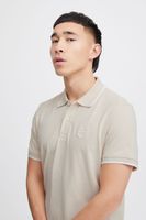 Lot de 2 polos classiques BLEND pour homme en coton gris/beige