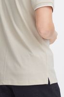 Lot de 2 polos classiques BLEND pour homme en coton gris/beige