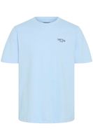 classica BLEND BHVagner uomo T-shirt con stampa logo T-shirt uomo 20718781-144121 Blu