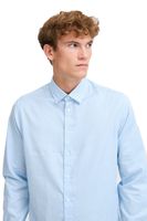 classique CASUAL FRIDAY CFGriffin homme chemise business avec détail label chemise manches longues 20505437-144121 Bleu