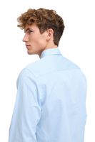classique CASUAL FRIDAY CFGriffin homme chemise business avec détail label chemise manches longues 20505437-144121 Bleu