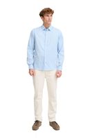 classique CASUAL FRIDAY CFGriffin homme chemise business avec détail label chemise manches longues 20505437-144121 Bleu