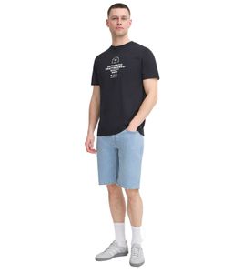 classic BLEND BHTwister men's denim shorts with label detail jeans shorts 20717730-200290 Blue